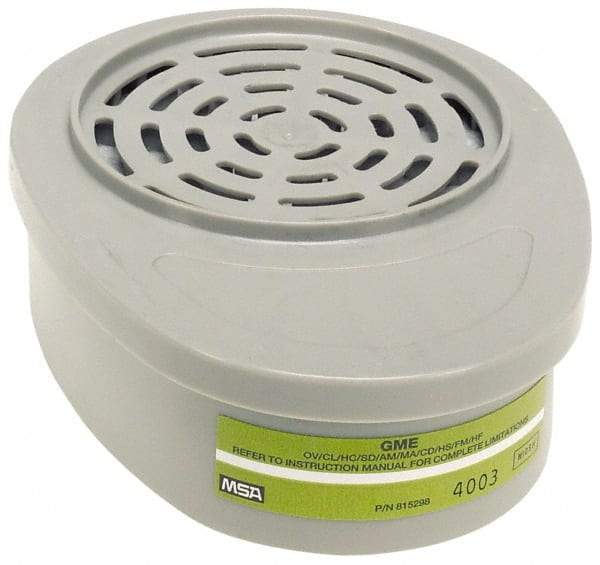 MSA - Olive Cartridge - Series Advantage 200, Protects Against Multi Gas - Americas Industrial Supply