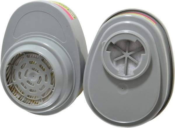 MSA - Olive and Magenta P100 Cartridge - Series Advantage 200, Protects Against Multi Gas - Americas Industrial Supply