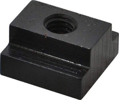 Gibraltar - 5/16-18 Blind Tapped T Slot Nut - 1/2" Slot Width, 7/8 x 9/32" Base Width x Height, 7/8 x 1/2" OAL x Height - Americas Industrial Supply