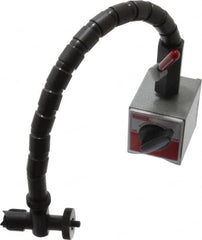 Value Collection - 2-5/16" Long x 2-3/8" Wide x 2-5/32" High Magnetic Indicator Base with On/Off Switch - Flexible Arm - Americas Industrial Supply