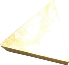 Kennametal - TPG431 Grade KC730 Carbide Turning Insert - TiN Finish, 60° Triangle, 1/2" Inscr Circle, 3/16" Thick, 1/64" Corner Radius - Americas Industrial Supply