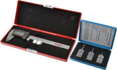 SPI - 6" OAL, Accurate up to 0.001", Caliper O-Ring Groove Gage - 3 Pieces - Americas Industrial Supply