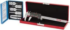 SPI - 6" OAL, Accurate up to 0.001", Caliper O-Ring Groove Gage - 5 Pieces - Americas Industrial Supply