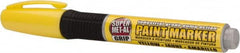 Super Met-Al - Yellow Paint Marker - Oil Based Paint - Americas Industrial Supply