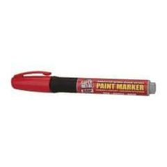 Super Met-Al - Red Paint Marker - Oil Based Paint - Americas Industrial Supply