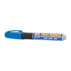 Super Met-Al - Blue Paint Marker - Oil Based Paint - Americas Industrial Supply