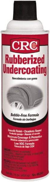 CRC - 20 oz Black Automotive Rubberized Coating - Comes in Can - Americas Industrial Supply