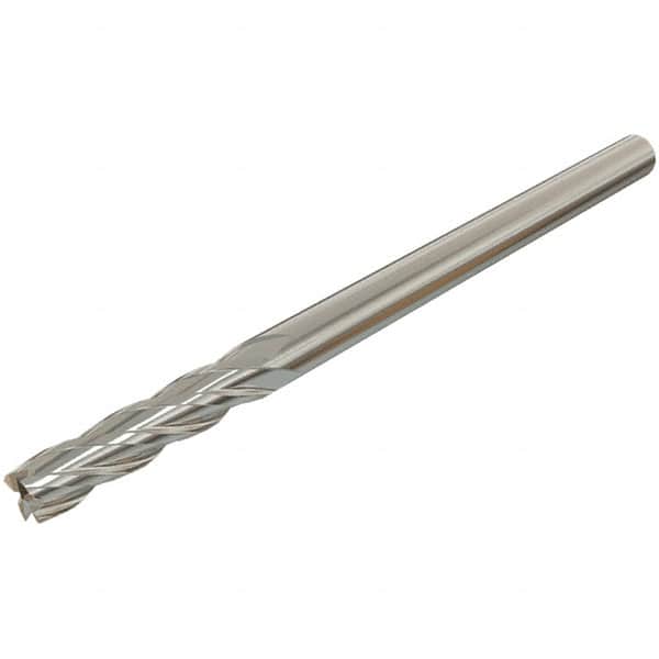 Iscar - 5mm, 14mm LOC, 5mm Shank Diam, 50mm OAL, 4 Flute, Solid Carbide Square End Mill - Single End, TiAlN Finish, Spiral Flute, 30° Helix, Centercutting, Right Hand Cut, Right Hand Flute - Americas Industrial Supply
