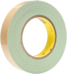 3M - 2" Wide x 10 Yd Long Green Rubber Masking Tape - Series 500 - Americas Industrial Supply