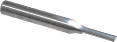 Onsrud - 1/8" Diam, 1/4" Shank Diam, 1/2" Length of Cut, 1 Flute Single Edge Straight Router Bit - 2" Overall Length, Right Hand Cut, Solid Carbide - Americas Industrial Supply