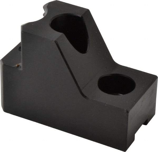 Schunk - 10" Max Chuck Diam Compatibility, Steel 1.5mm x 60° Serrated Hard Lathe Top Jaws - 16mm Groove Width, 40mm Wide x 2-1/4" High - Americas Industrial Supply