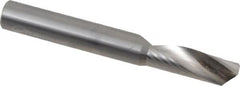 Onsrud - 3/8" Cutting Diam x 1-1/8" Length of Cut, 1 Flute, Upcut Spiral Router Bit - Uncoated, Right Hand Cut, Solid Carbide, 3" OAL x 3/8" Shank Diam, Single Edge, 22° Helix Angle - Americas Industrial Supply