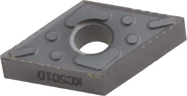 Kennametal - DNMG431 P Grade KC5010 Carbide Turning Insert - TiAlN Finish, 55° Diamond, 1/2" Inscr Circle, 3/16" Thick, 1/64" Corner Radius - Americas Industrial Supply