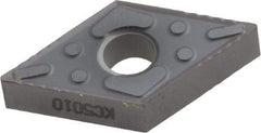 Kennametal - DNMG431 P Grade KC5010 Carbide Turning Insert - TiAlN Finish, 55° Diamond, 1/2" Inscr Circle, 3/16" Thick, 1/64" Corner Radius - Americas Industrial Supply