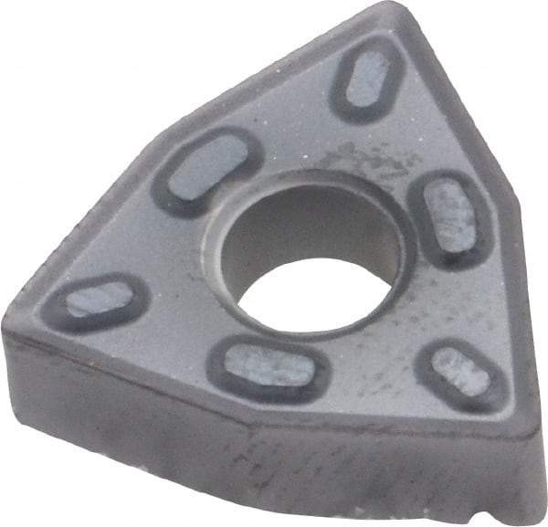 Kennametal - WNMG432 P Grade KC5010 Carbide Turning Insert - TiAlN Finish, 80° Trigon, 1/2" Inscr Circle, 3/16" Thick, 1/32" Corner Radius - Americas Industrial Supply