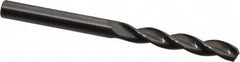 Kennametal - Letter E (1/4) 130° Solid Carbide Jobber Drill - Bright Finish, Right Hand Cut, Spiral Flute, Straight Shank, 3.23" OAL, Standard Point - Americas Industrial Supply