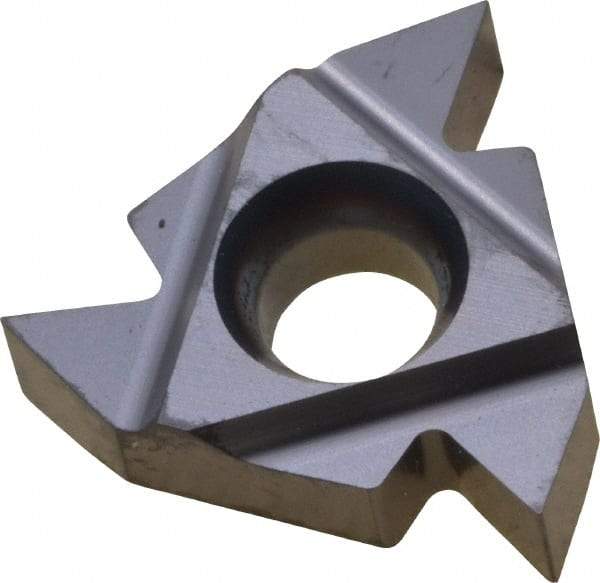 Kennametal - 16ER External Right Hand 48-8 Partial Profile 55° Laydown Threading Insert - Grade KC5025, TiAlN Coated Carbide, 9.53mm Inscribed Circle - Americas Industrial Supply