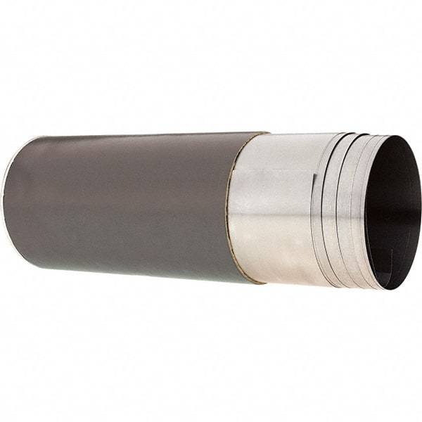 Made in USA - 2.50 m Long x 150 mm Wide x 0.1 mm Thick, Roll Shim Stock - Steel - Americas Industrial Supply