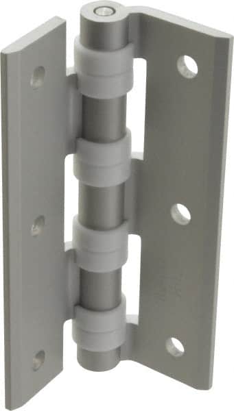 Sugatsune - 2-9/16" Long x 2-3/8" Wide x 9/64" Thick, Cabinet Hinge - Aluminum, Aluminum Finish - Americas Industrial Supply