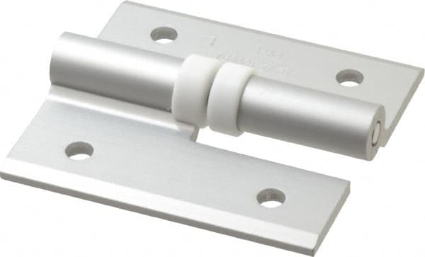 Sugatsune - 2-9/16" Long x 2-3/8" Wide x 9/64" Thick, Aluminum Cabinet Hinge - Aluminum, Aluminum Finish - Americas Industrial Supply