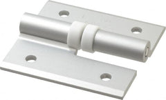 Sugatsune - 2-9/16" Long x 2-3/8" Wide x 9/64" Thick, Aluminum Cabinet Hinge - Aluminum, Aluminum Finish - Americas Industrial Supply