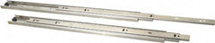 Sugatsune - 17-23/32" Slide Length, 18" Travel Length, Stainless Steel Ball Bearing Slide - 75 Lb Capacity at Full Extension - Americas Industrial Supply