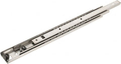 Sugatsune - 15-3/4" Slide Length, 17-1/8" Travel Length, Stainless Steel Ball Bearing Slide - 236 Lb Capacity at Full Extension - Americas Industrial Supply