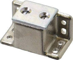 Sugatsune - 1-37/64" Long x 3/4" Wide x 3/4" High, Zinc Alloy Heavy Duty Magnetic Catch - Nickel Coated, 6.6 Magnetic Force, 7/8" Long Strike, 3/4" Wide Strike - Americas Industrial Supply