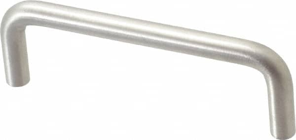 Sugatsune - 5/16" Handle Diam, Satin Finish Stainless Steel Drawer Pull - 1-11/32" Projection, 3-1/2" Center to Center, 316 Grade, 3-13/16" Wide - Americas Industrial Supply