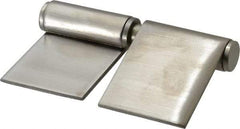 Sugatsune - 4" Long x 2-5/32" Wide x 15/32" Thick, Flag Hinge - Stainless Steel, Satin Finish - Americas Industrial Supply