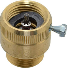 Watts - 125 Max psi, Brass, Hose Connection Vacuum Breaker - EPDM Seal, Stainless Steel Spring, FIP X Hose End Connections - Americas Industrial Supply