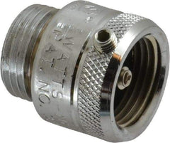 Watts - 125 Max psi, Chrome Plated Brass, Hose Connection Vacuum Breaker - EPDM Seal, Stainless Steel Spring, FIP X Hose End Connections - Americas Industrial Supply