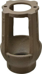 Watts - 1-1/4 to 3" Fit, 4-3/8" Diam, Air Gap Drain - 6-3/4" High, Cast Iron - Americas Industrial Supply