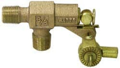 Watts - 3/8" Pipe, Bronze, Mechanical Float Valve - 125 psi, MPT x MPT End Connections - Americas Industrial Supply