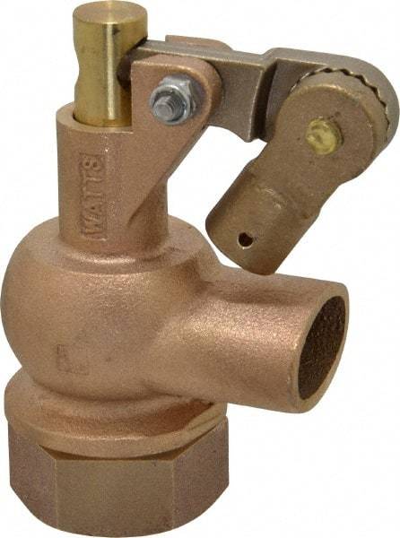 Watts - 1" Pipe, Bronze, Mechanical Float Valve - 165 psi, FPT x FPT End Connections - Americas Industrial Supply