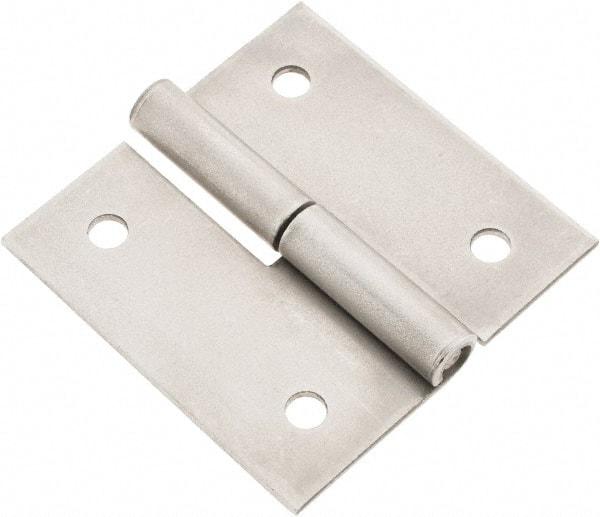 Made in USA - 3" Long x 3" Wide x 0.093" Thick, Slip Joint Hinge - Steel - Americas Industrial Supply