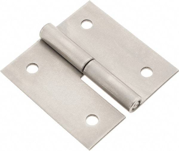 Made in USA - 3" Long x 3" Wide x 0.093" Thick, Slip Joint Hinge - Steel - Americas Industrial Supply
