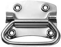 Value Collection - 3.62" Wide Plate x 3" High Plate, 3-1/2" Bail ID, Chest Handle - 4-1/4" Wide x 3.55" High, Barrel Zinc & Clear Chromate Coated, 4 Holes - Americas Industrial Supply