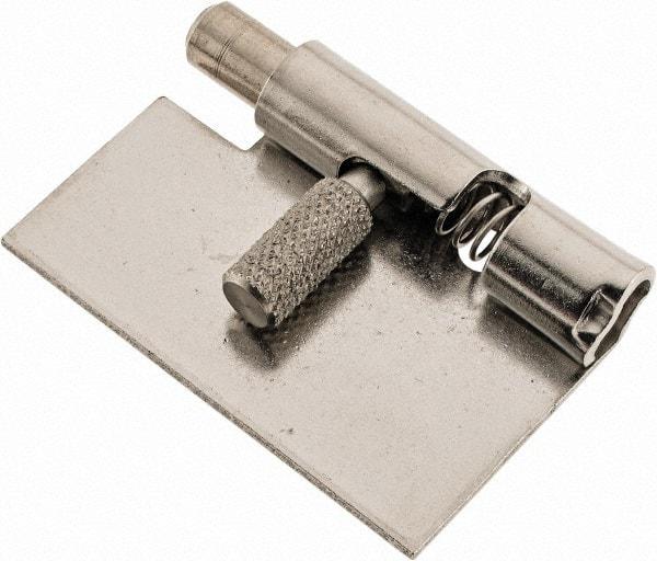 Made in USA - 1-3/4" Long x 1" Wide x 0.05" Thick, Un-Hinge - Stainless Steel - Americas Industrial Supply