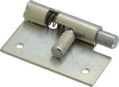 Made in USA - 1-3/4" Long x 1" Wide x 0.05" Thick, Un-Hinge - Steel, Zinc Plated Finish - Americas Industrial Supply