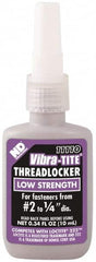 Vibra-Tite - 10 mL Bottle, Purple, Low Strength Liquid Threadlocker - Series 111, 24 hr Full Cure Time, Hand Tool Removal - Americas Industrial Supply