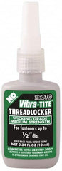 Vibra-Tite - 10 mL Bottle, Green, Medium Strength Liquid Threadlocker - Series 150, 24 hr Full Cure Time - Americas Industrial Supply