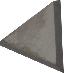 Interstate - TPG320 Grade I22 Carbide Turning Insert - 60° Triangle, 3/8" Inscr Circle, 1/8" Thick, 0.004" Corner Radius - Americas Industrial Supply