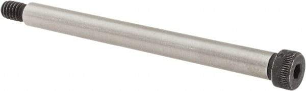Value Collection - 5/16" Shoulder Diam x 3-1/2" Shoulder Length, 1/4-20 UNC, Hex Socket Shoulder Screw - 4140 Alloy Steel, Uncoated, 7/32" Head Height x 7/16" Head Diam - Americas Industrial Supply