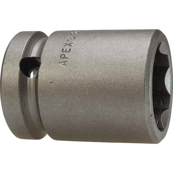 Impact Socket: 1/2″ Drive, 0.438″ Socket, Square Drive 6-Point, 5.5″ OAL