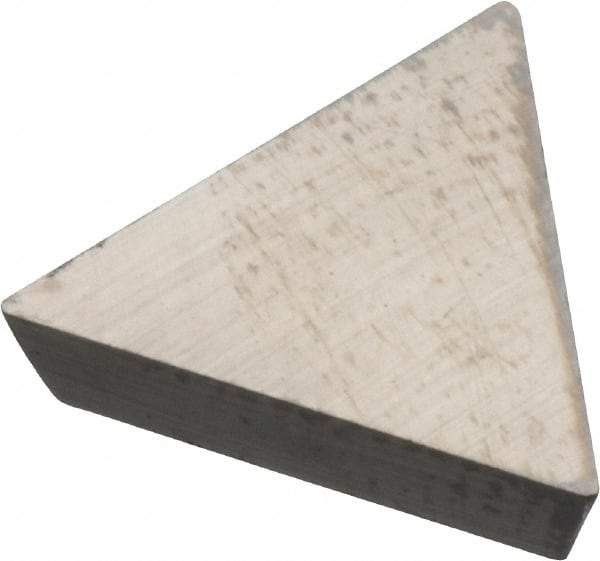 Interstate - TPEE730 Grade I55 Carbide Turning Insert - Uncoated, 60° Triangle, 7/32" Inscr Circle, 3/32" Thick, 0.2mm Corner Radius - Americas Industrial Supply