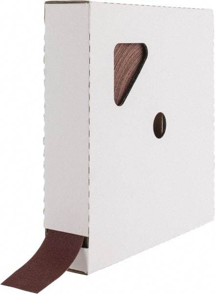 Tru-Maxx - 1-1/2" x 50 Yd 120 Grit Aluminum Oxide Cloth Roll - Fine Grade, J Weighted Backing - Americas Industrial Supply