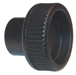 Gibraltar - M4x0.70 Knurled Shoulder Brass Thumb Screw - 14mm OAL, 20mm Head Diam x 8mm Head Height - Americas Industrial Supply
