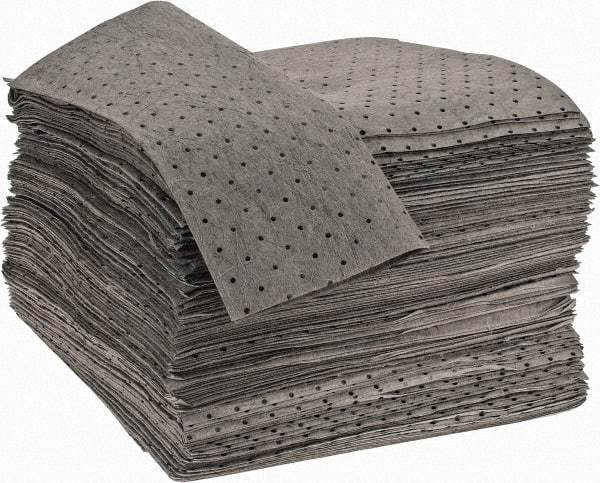 PRO-SAFE - 44 Gal Capacity per Package, Universal Pad - 17" Long x 15" Wide, Gray, Polypropylene - Americas Industrial Supply
