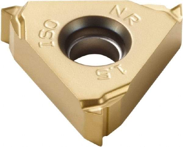 Seco - 16NR Internal Right Hand ISO Laydown Threading Insert - Grade CP500, TiAlN/TiN Coated Carbide - Americas Industrial Supply